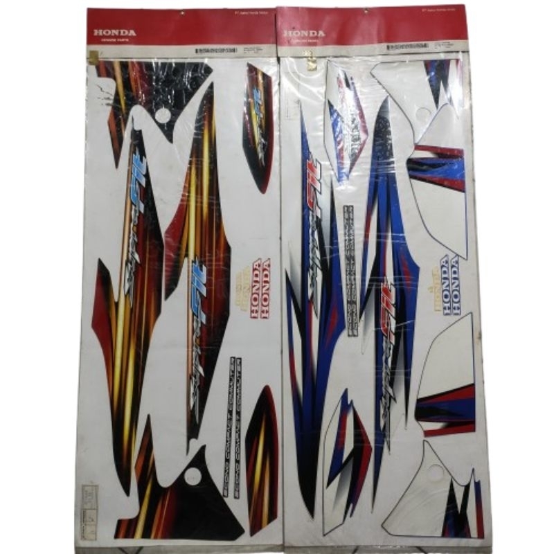 STRIPING STIKER SUPRA FIT NEW ORIGINAL AHM