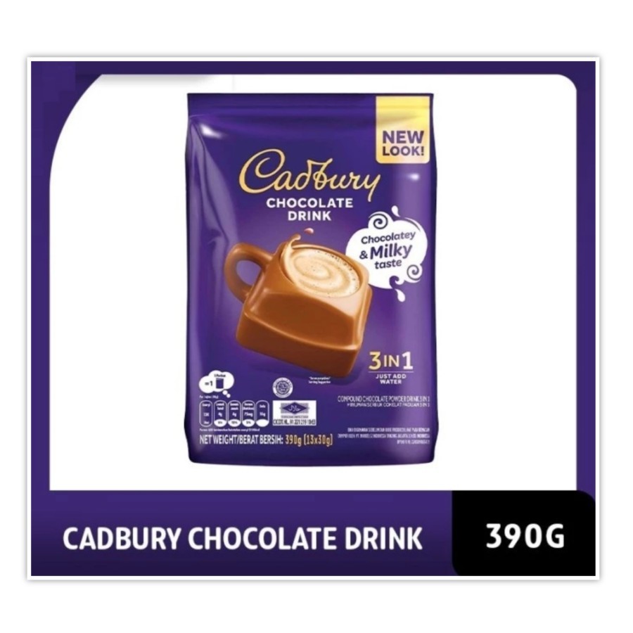 

Cadbury Hot Chocolate Drink isi 13 Sachet @ 30 gr / Minuman Coklat