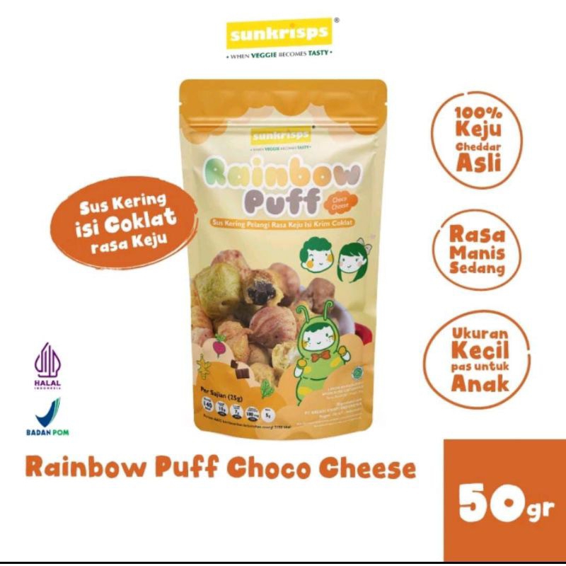 

Rainbow Puff Choco cheese 50 gr