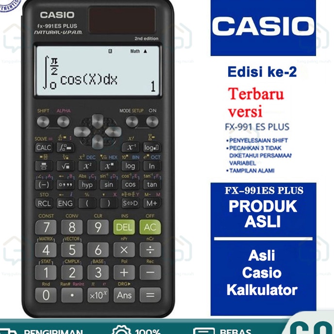 

Diskon Kalkulator Scientific Casio ilmiah FX991EX991ESPlus Kalkulator Casio Scientific Calculator Casio Scientific4 Konstanta Rumus