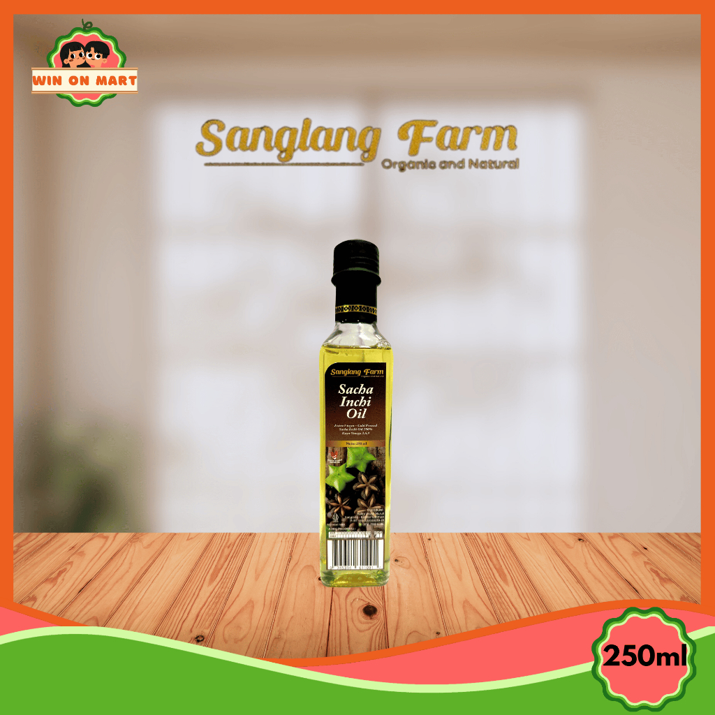 

Minyak | Sanglang Fram Sacha Inchi Oil | Super Food 100% | Tinggi Omega | 250ml [ Botol Kaca ]