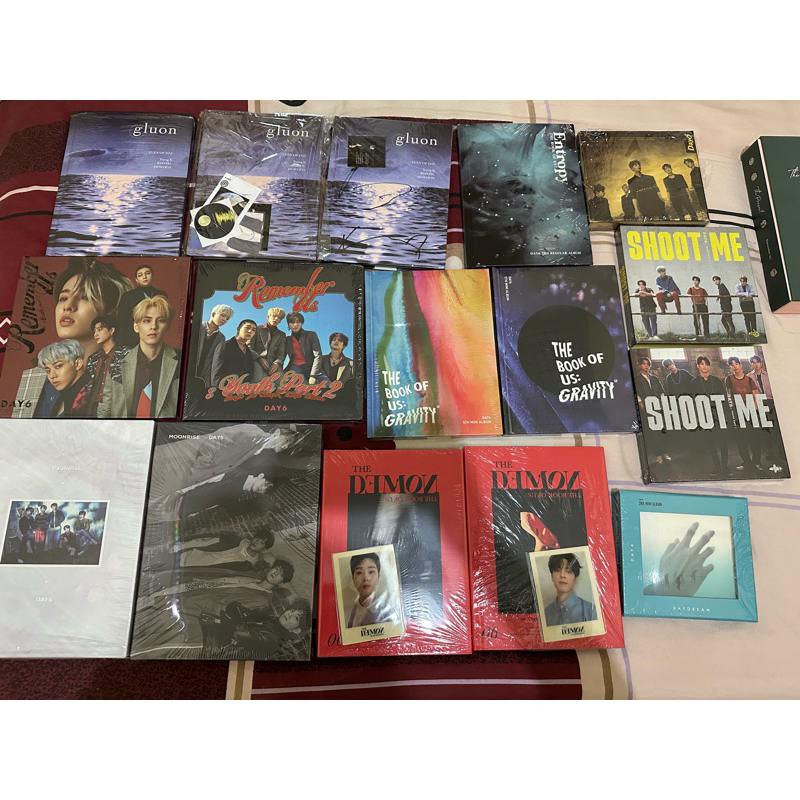 Album DAY6 Sealed Unsealed Fullset Gluon Gravity Shoot Me Remember Us Moonrise Sunrise Daydream The 