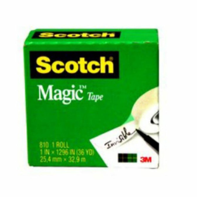 

Mega 3M scotch magic tape 1inch x 36y 81