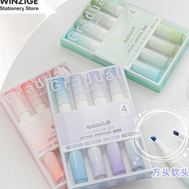 

Terlaris Winze 4pcs Hhlhter Stabilo Warna Warni Pastel Spidol Hhlhter Pen Aesthetic Lucu Journal Marker Pen Alat Tulis Hhliter Spidol Jurnal Stationary