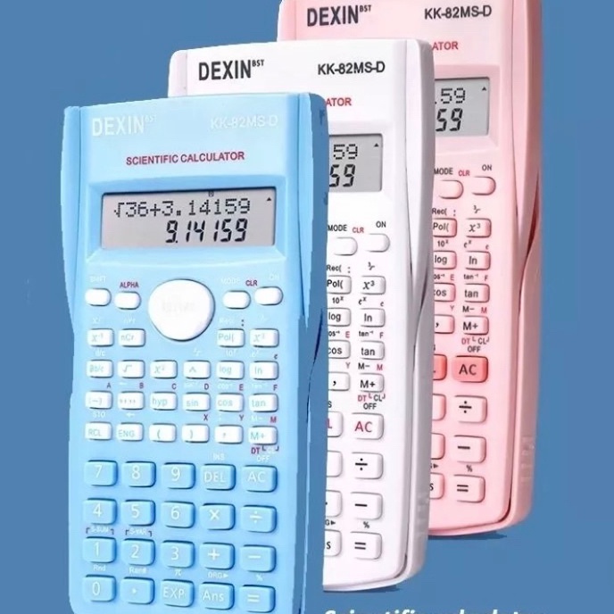 

KP8 Kalkulator Color Function Scientific Kalkulator 24 Fungsi Kalkulasi 3 Warna 17 scientific calculator KK82MSDGratis