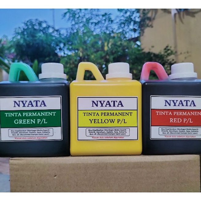 

Hemat TINTA PERMANENT STEMPEL PADBAK basic dyes ISI ml