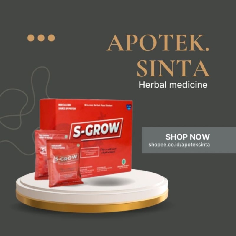 

S-GROW Peninggi Badan Terbaik Berkualitas & Atau Terbukti BPOM
