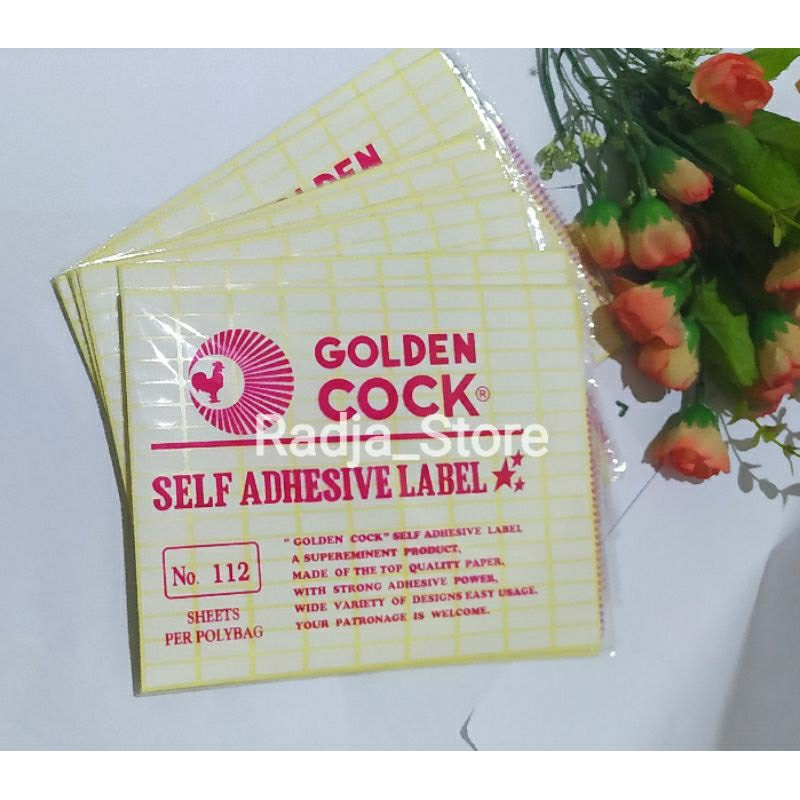 

STIKER LABEL NO. 112