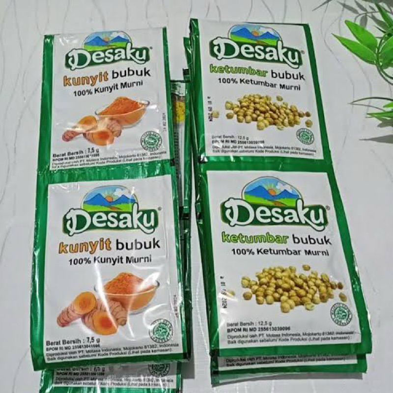 

BUMBU DESAKU,KETUMBAR BUBUK 5 SACHET,10SACHET,KUNYIT BUBUK 10g,BUMBU DAPUR