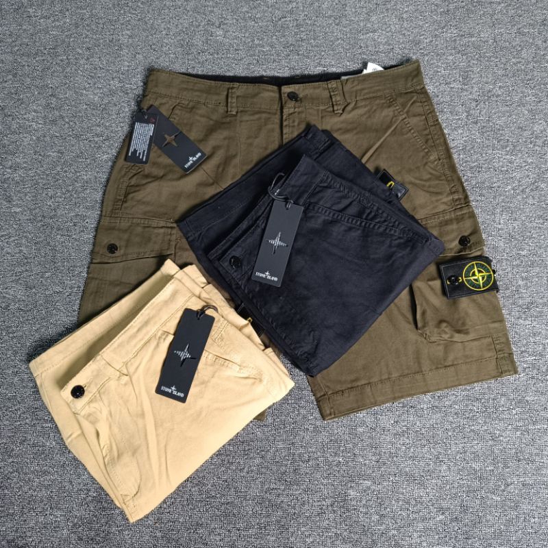 Stone island celana pendek cargo