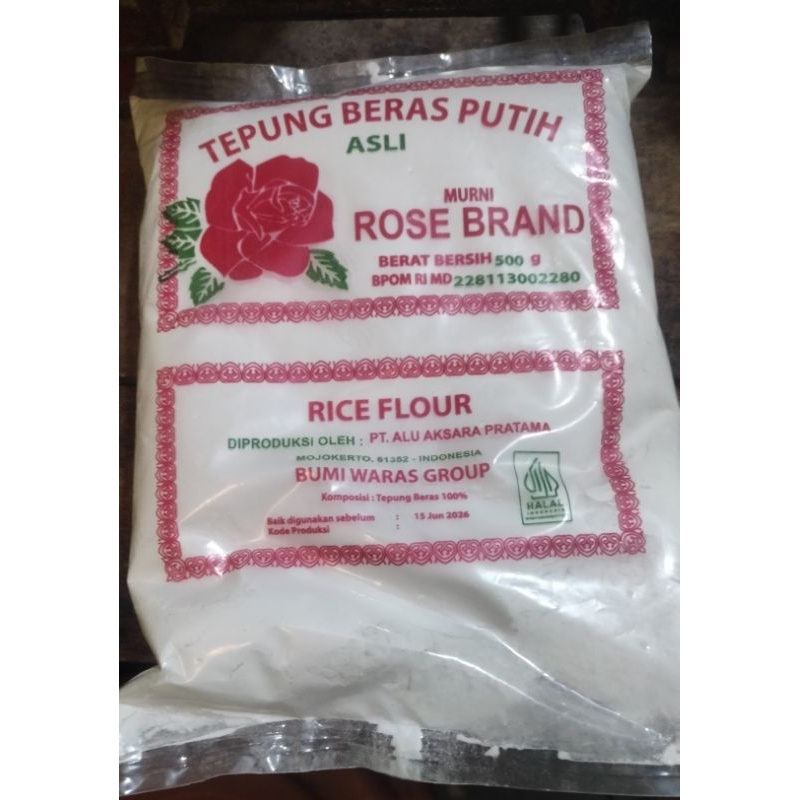 

Tepung Beras ( Rose Brand)