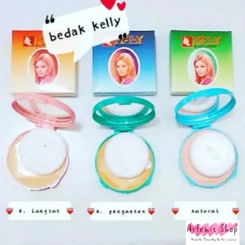 Bedak Kelly Beauty Powder