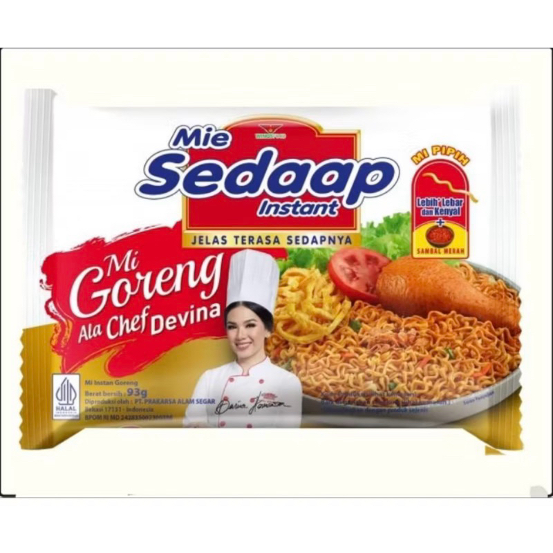 

Mie sedap instan mie goreng ala chef Devina 93g