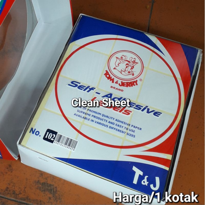 

Label tom&jerry No.102 (Harga/1 kotak)