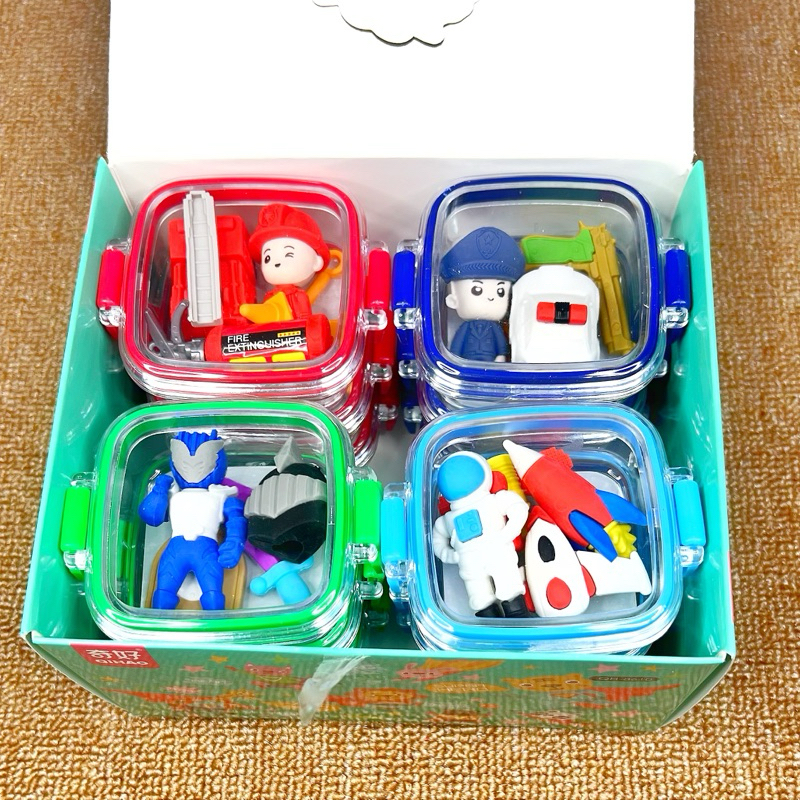 

Set Penghapus Tema Polisi Astronot Fireman Pemadam Superhero untuk Kebutuhan Stationery
