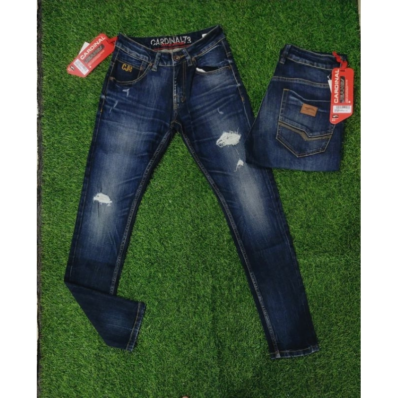 CELANA CARDINAL JEANS ORIGINAL SLIMFIT SKINNY PENCIL STRETCH MELAR SOBEK TERBARU