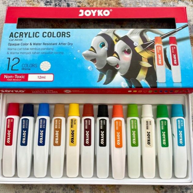 

JOYKO ACRYLIC COLORS ISI 12