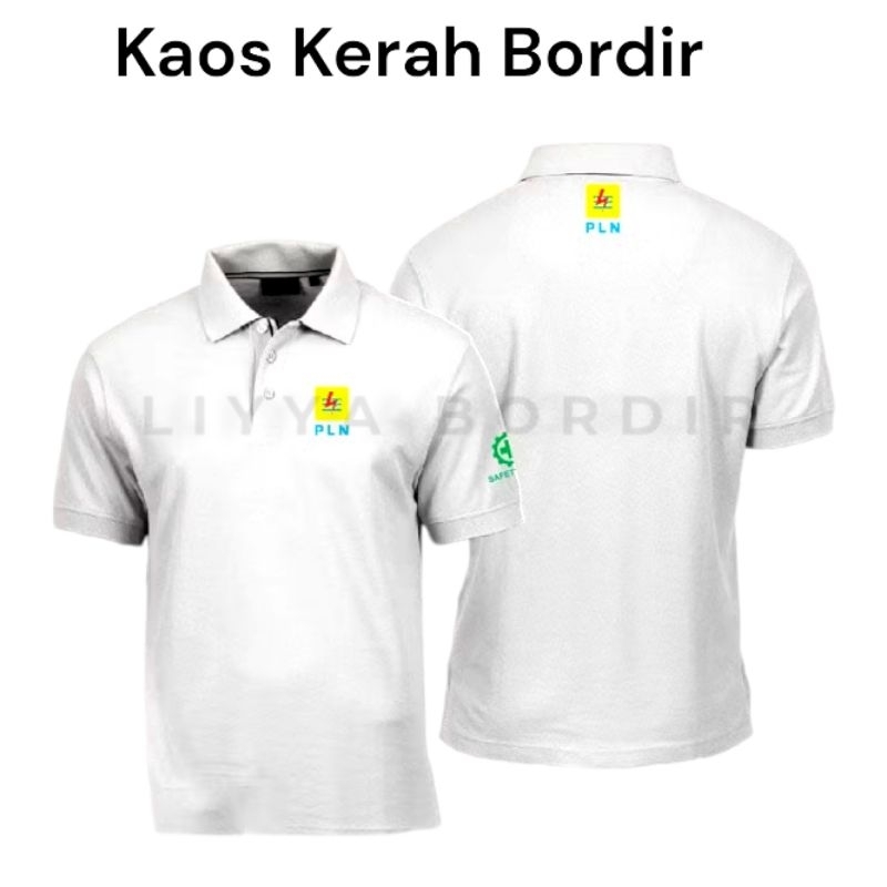 Kaos PLN Safety First Polo shirt PLN Safety First Lengan Pendek