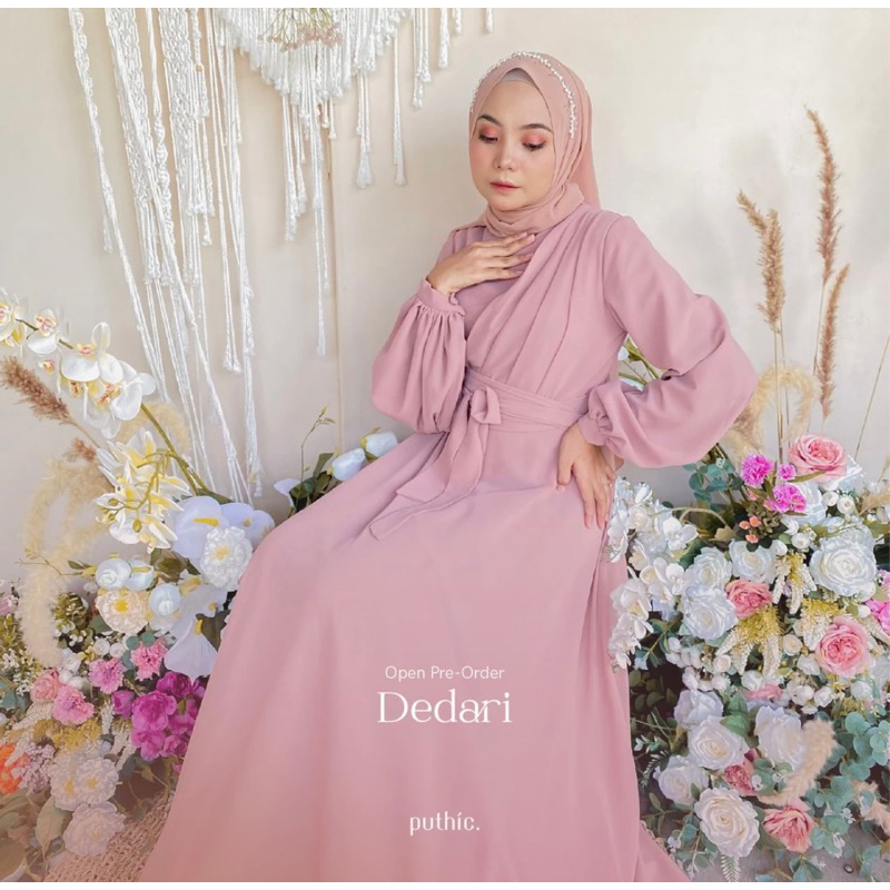DEDARI DRESS ORIGINAL PUTHIC.ID BOLD MAROON UK S