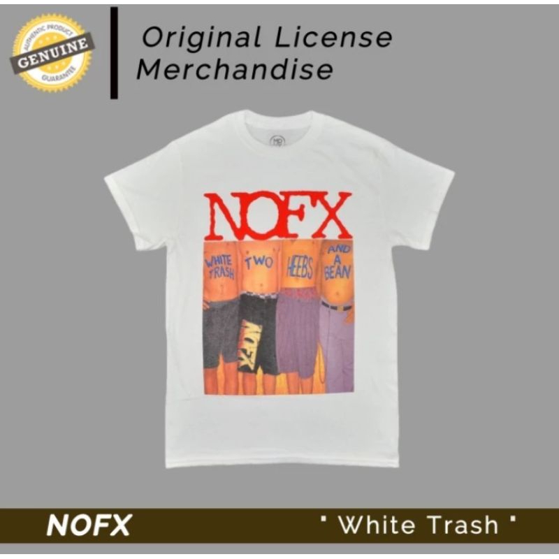 NOFX nofx Music Band Punk Kaos T shirt Official License Import