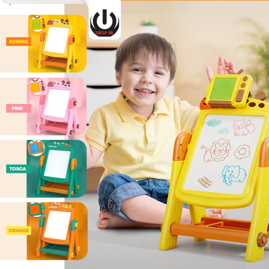 

Papan Tulis Anak Papan Lukis Magnetic Bisa Disesuaikan Dengan Postur Tubuh Premium Quality