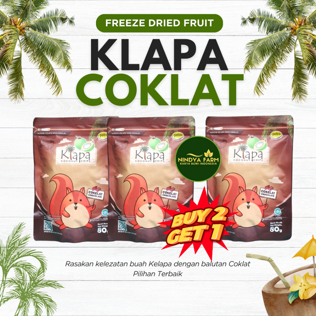

Crunchy Bundle - Freeze Dried Fruit Kelapa Cokelat