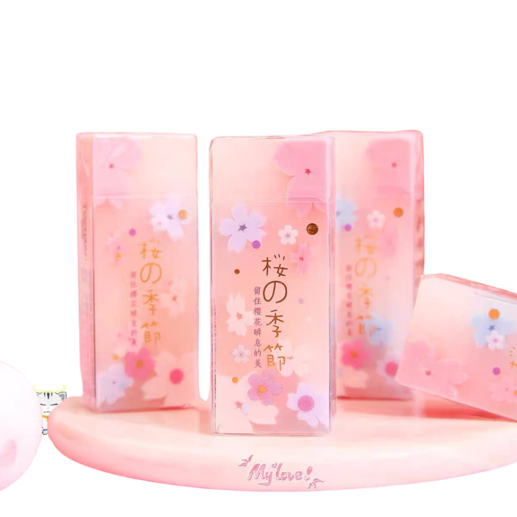 

CENTLE.ID JOYKO ERASER ER 121 PENGHAPUS PENSIL WARNA PASTEL BUNGA SAKURA ALAT TULIS MURAH TERJANGKAU