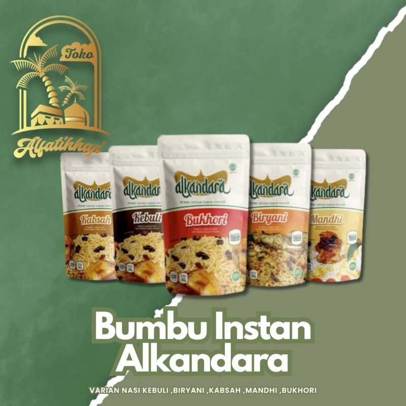 

BUMBU INSTAN ARAB AL KANDARA 200G KEBULI/BIRYANI/KABSAH/BUKHORI/MANDHI