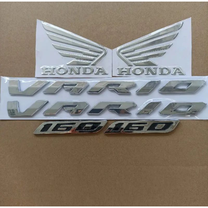 EMBLEM TIMBUL VARIO 160 NEW FULL SET/LOGO VARIO 160
