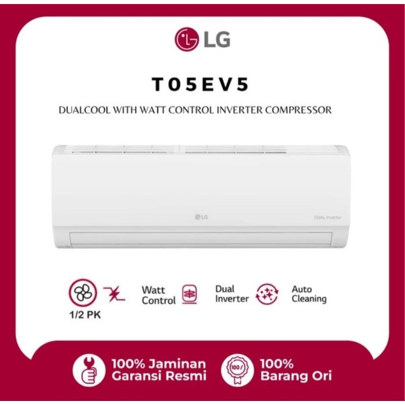 AC LG 1/2PK INVERTER T05EV5 AC LG 1/2 PK INVERTER 5EV5