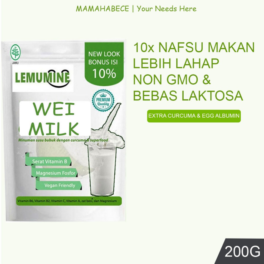 

Obat Penggemuk Badan Bpom Permanen Susu Penggemuk Badan Penambah Nafsu Makan Penambah Berat Badan Susu Gemuk Badan Dewasa Milk Lemumine (200G)