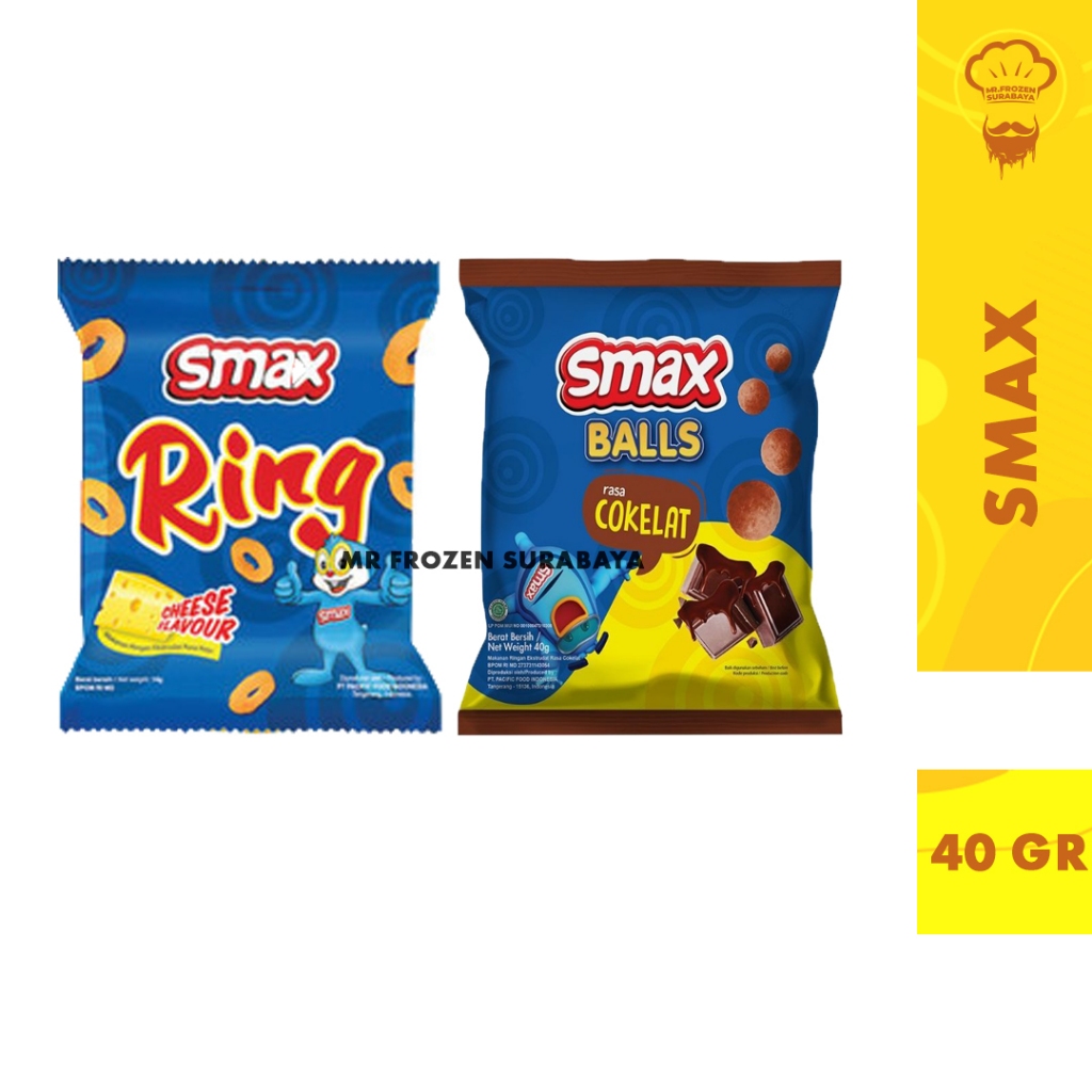 

Snack Mamee - Smax Ring Smax Ball Potato Renteng Kemasan Besar