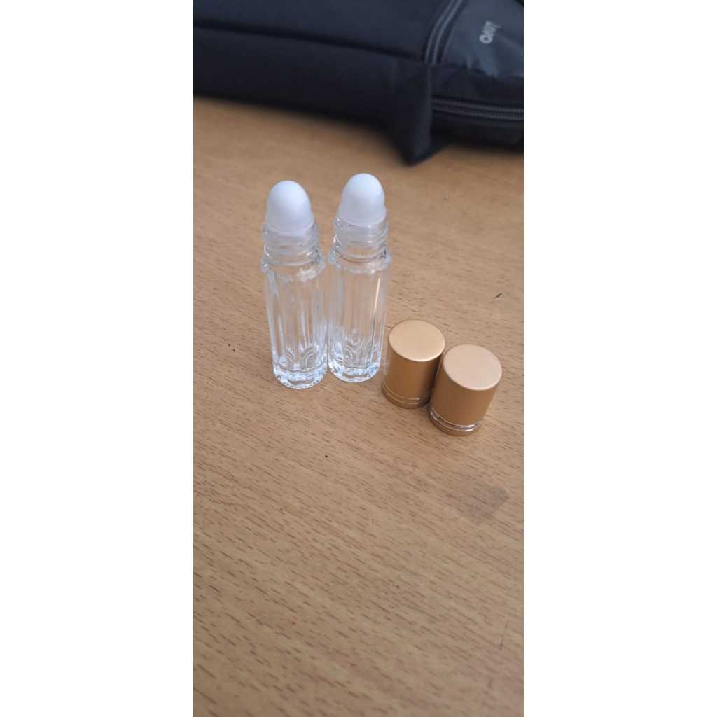 Botol Parfum Roll On Salur 6 ml Cap gold matte per dus @600