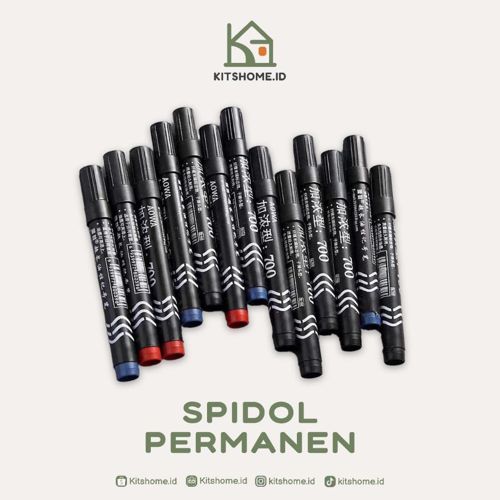 

Spidol Permanen Spidol Hitam Biru Merah Permanent Marker Spidol