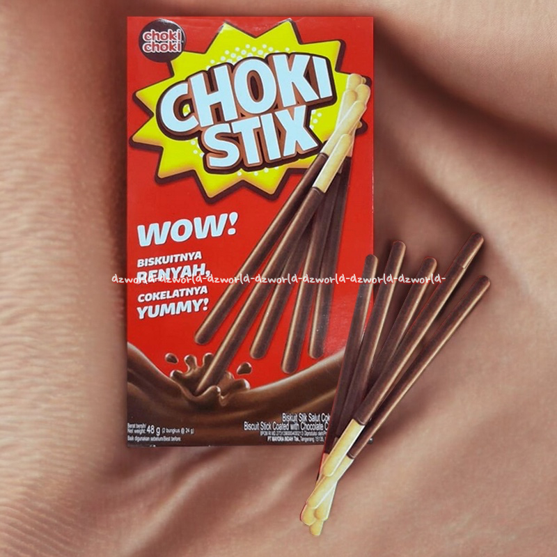 

Choki 48gr Choki Stik Biskuit Coklat Stix Coki Coki Biskuit Renyah Salut Coklat