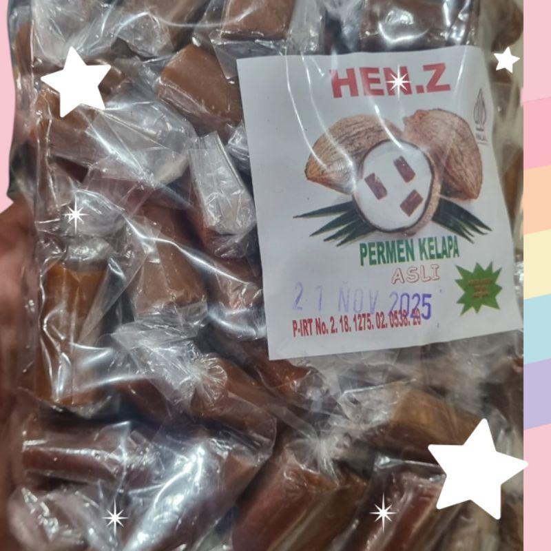 

Permen kelapa asli cap Henz Medan Halal 400gr