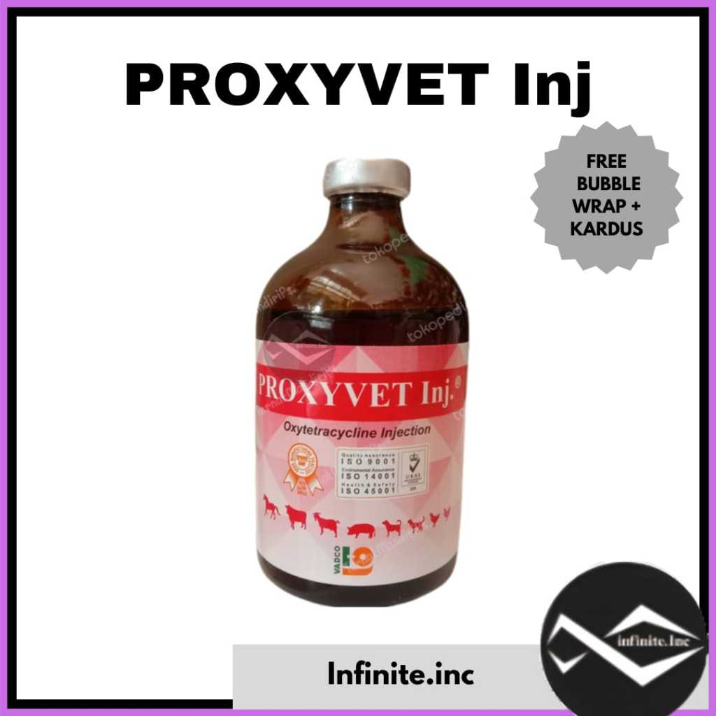 PROXYVET INJ. 100 ML VADCO - LIKE VET OXY SB SANBE KALOXY VET MIRIP PYROXY