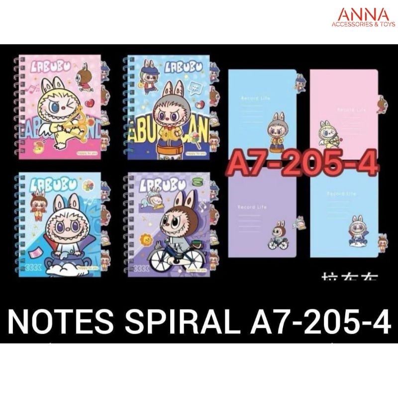 

Notebook Spiral Labubu