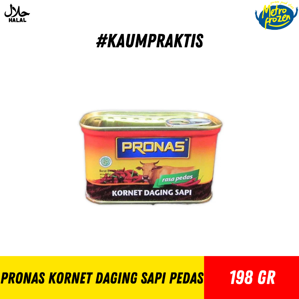 

PRONAS Corned Chilli Beef 198gr (Pedas)