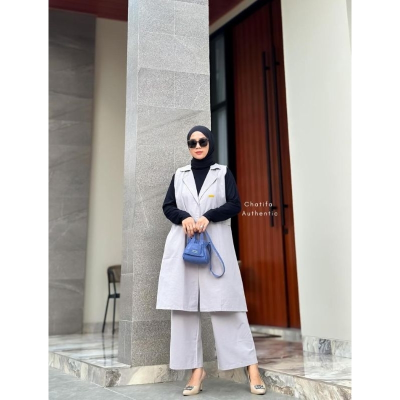 Set Celana 3 In 1 Wanita Premium YASMINE BY CHATIFA ORIGINAL