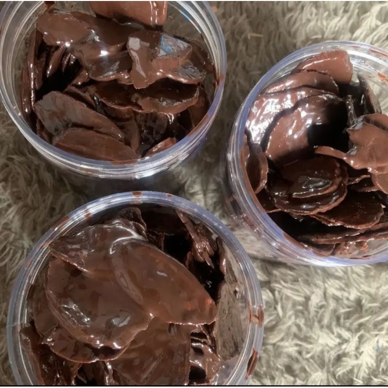 

kripik pisang coklat lumer