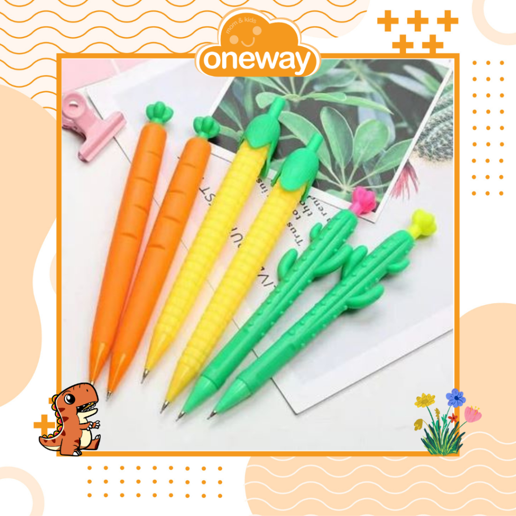 

PENSIL CETEK JAGUNG WORTEL KAKTUS PENSIL MEKANIK UNIK LUCU TERMURAH