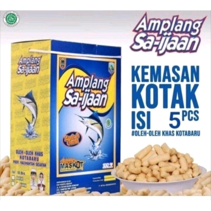 

Amplang ikan Tenggiri asli isi 5 bks