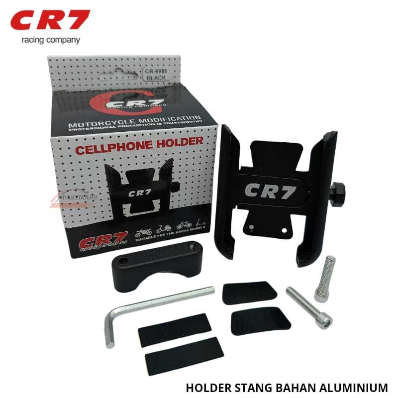 Holder hp di stang full aluminium phone holder stang motor Pcx 150 160 Byson Vixion Adv Xride