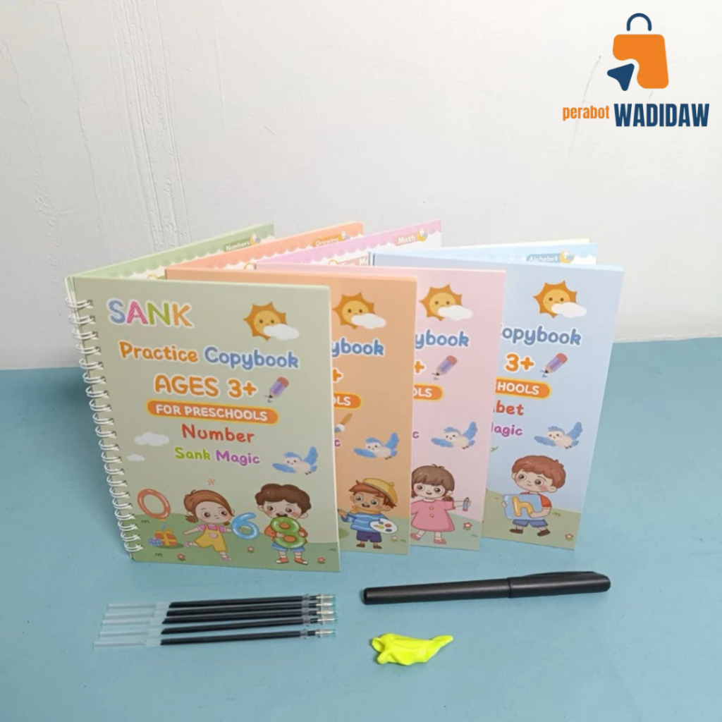 

WADIDAW-Drawing book anak/buku menulis anak/sank magic book