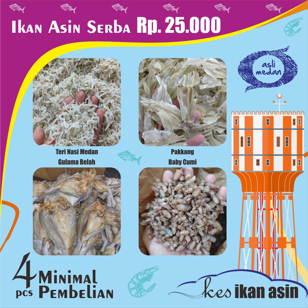 

KES IKAN ASIN | SERBA Rp. 25.000 | IKAN ASIN ASLI MEDAN | TRI TERI NASI MEDAN | HEBI | DENCIS | JAMBAL | TERI JENGKI | TERI TAWAR | TERI KACANG | REBON | BABY CUMI | GEMBUNG | KEPALA BATU BELAH | ENAK DAN TERJANGKAU