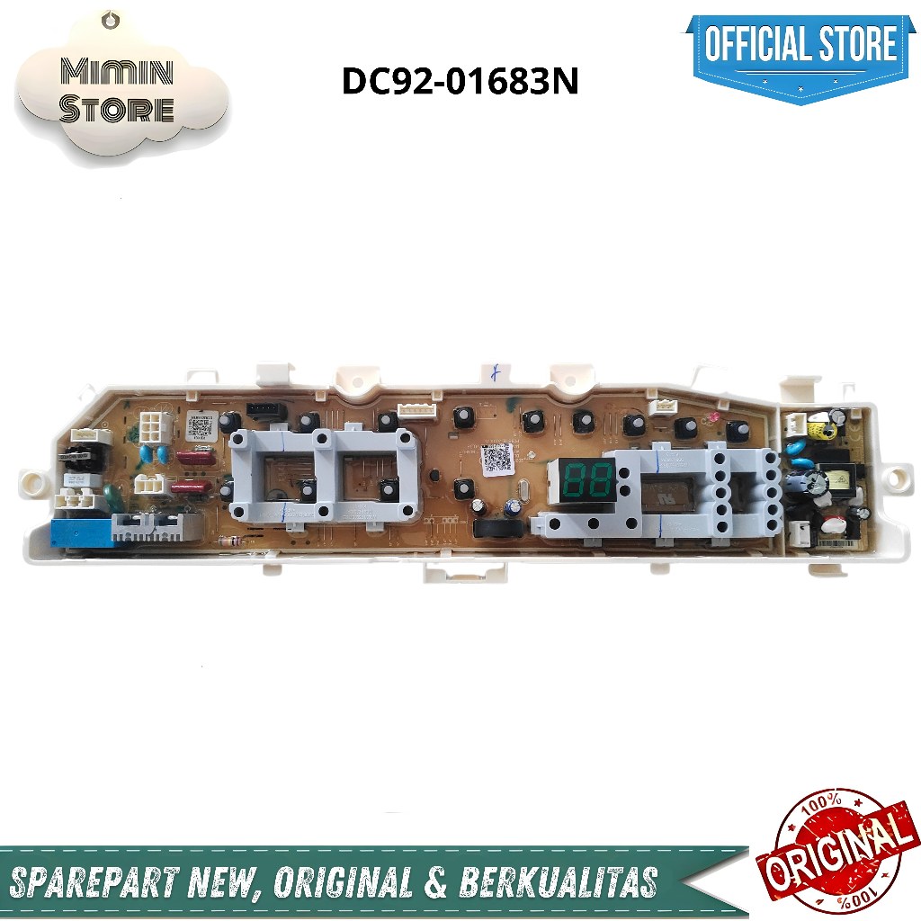 MODUL PCB MESIN CUCI SAMSUNG ORIGINAL WA70H4200SW WA75H4200SG