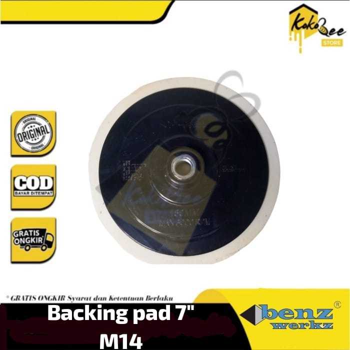 Backing Pad 7 inch Drat M14 / Tatakan Pad Mesin Poles 7 inch