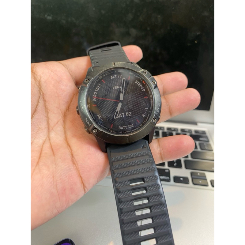 Garmin fenix 6x sapphire second like new 100% original