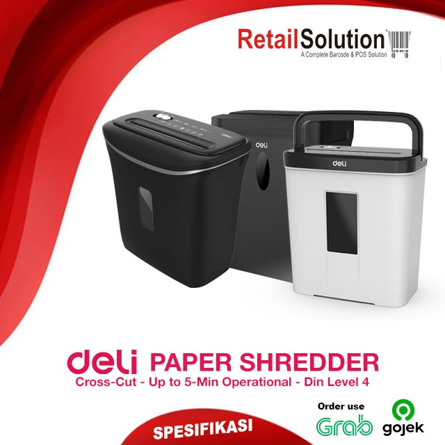 Deli Mesin Penghancur Kertas Paper Shredder